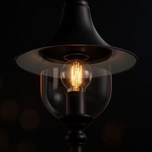 Lampa de gradina K-8133 Negru - BOSTON - Img 3