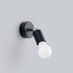 Lampă de perete FORNES 1 Negru - Img 2