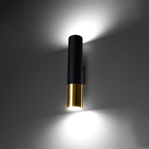 Lampă de perete LOOPEZ Negru Auriu - Img 3