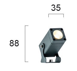 Lampa exterior LED 3000K Aris 4205300 - Img 3