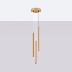 Lampă suspendată ARCHE 3P Auriu - Img 2