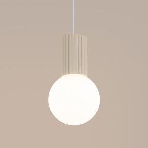 Lampă suspendată HALO 1 Bej - Img 4