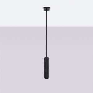 Lampă suspendată KARBON 1 Negru - Img 2