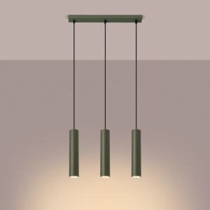 Lampă suspendată LAGOS 3L Verde măsliniu - Img 3