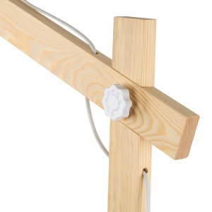 Lampadar Bej Alb 1xE27 OSLO 5592TK - Img 3
