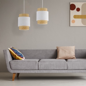 Lustra Alb 1xE27 BOHO 6528TK - Img 2