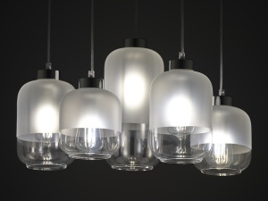 Lustra Alb Chrome 6xE27 MARCO 3359TK - Img 2