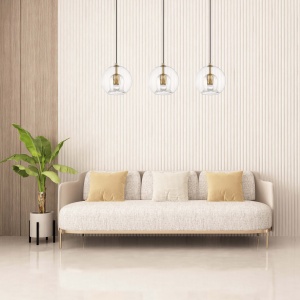 Lustra Arette Auriu 3xE27 - Img 2