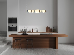 Lustra Auriu LED becuri Evans - Img 2