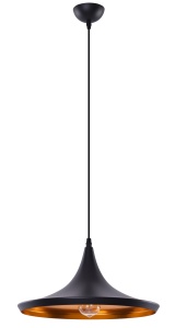 Lustra CHINK Negru/Auriu - Img 1
