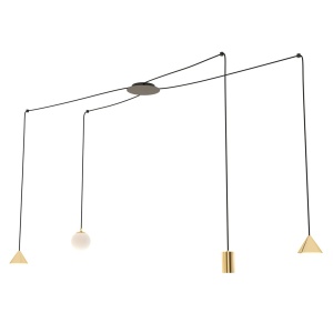 Lustra FUJI 4 Auriu