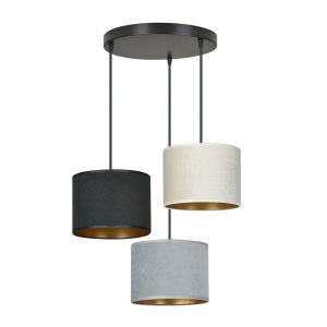 Lustra HILDE 3 Negru MIX