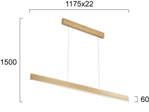 Lustra LED 3000K Lee 4303300 - Img 3