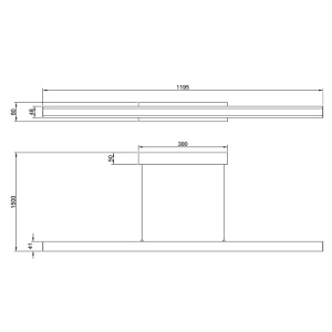 Lustra LED LINEAL 9034 - Img 2