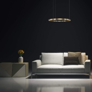 Lustra Midway Auriu LED 3000K - Img 2