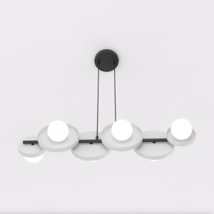 Lustra MODEL 6 Negru Gri - Img 3