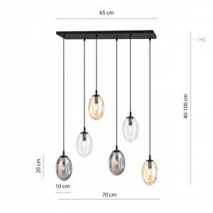 Lustra neagra, Lustra suspendata neagra, Lustra cu pendule, Lustra metal neagra, Lustra metal, Lustra moderna neagra, Lustra living, Lustra living neagra, Lustra moderna, Lustra dormitor, Lustra dormitor neagra, Lustra bucatarie, Lustra din metal, Lustra 