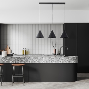 Lustra Negru 3xE27 CONO 10060TK - Img 2
