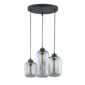Lustra Negru 3xE27 MARCO 3185TK - Img 1