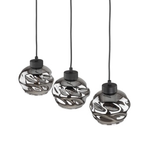Lustra Negru 3xE27 ZULIA 5725TK - Img 3