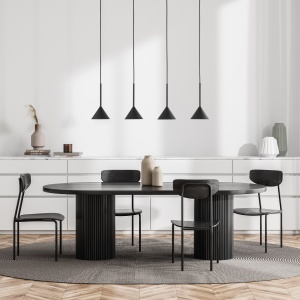 Lustra Negru 4xGU10 CONO 10305TK - Img 2