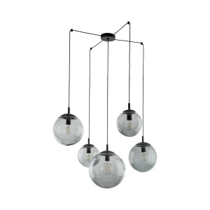 Lustra Negru 5xE27 ESME 5382TK