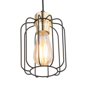 Lustra Negru Auriu 1xE27 GALAXY 4714TK - Img 3