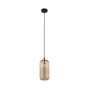 Lustra Negru Auriu 1xE27 MARCO 3314TK - Img 1