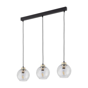 Lustra Negru Auriu 3xE27 DEVI 4580TK