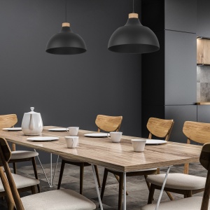 Lustra Negru Bej 1xE27 CAP 2071TK - Img 2