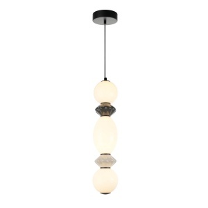 Lustra Negru LED becuri Balos