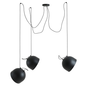 Lustra NOOR 3 negru