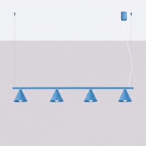 Lustră NOX 4L bleu - Img 2