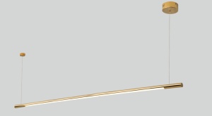 Lustra ORGANIC P P0360D LED Auriu - Img 2