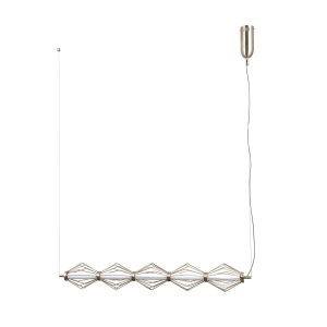Lustra Sevil Auriu 5 x LED - Img 2