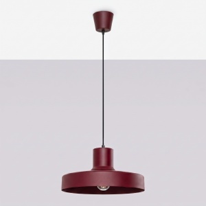 Lustră suspendată BILO burgundy - Img 2