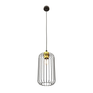 Lustra VANDER 1 Negru Auriu