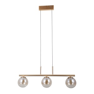 Lustra Velada Auriu 3 x LED