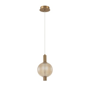 Pendul Lenti Negru Auriu x LED