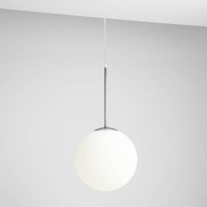 Pendul modern chrome cu glob de sticla Bosso d30