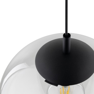 Pendul Negru 1xE27 ESME 3268TK - Img 4