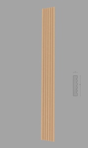 Pilastru de exterior FP502-350 dimensiuni 350x30x2000mm - Img 2