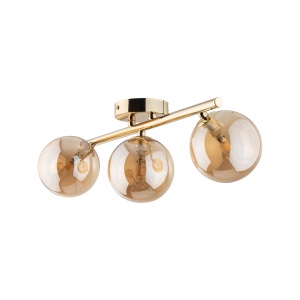 Plafoniera/ Aplica perete Auriu 3xG9 ESTERA 5418TK