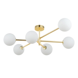 Plafoniera/ Aplica perete Auriu 6xG9 SARIUS 4739TK - Img 1