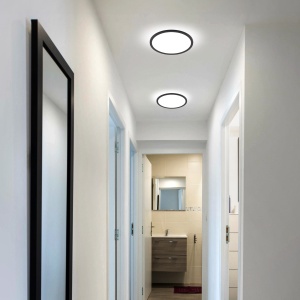Plafoniera/ Aplica perete Negru Alb 1xLED 24W AQUA 6901TK - Img 2