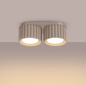 Plafonieră Aura 2 Taupe Gx53 - Img 3