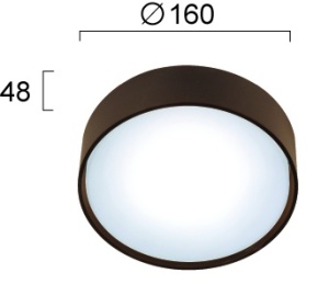 Plafoniera exterior LED 3000K Ibiza 4298802 - Img 2