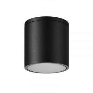 Plafoniera exterior moderna neagra cilindru Kandanchu S