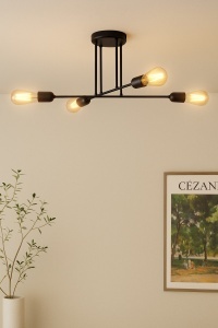 Plafoniera K-4382 - SITYA Negru - Img 3