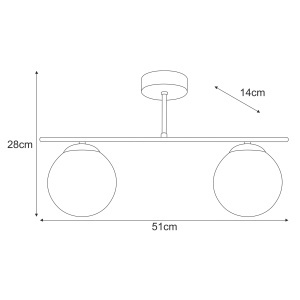 Plafoniera K-5168 - GAMMA - Img 3